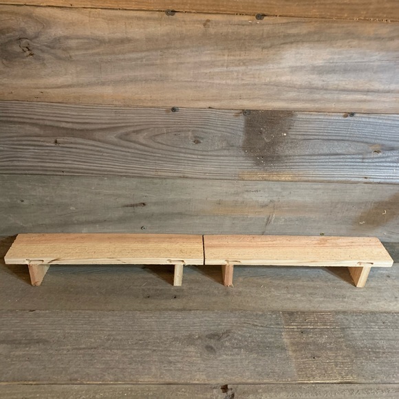 Set Of 2 Rustic Floating Shelves - Picture 4 of 5